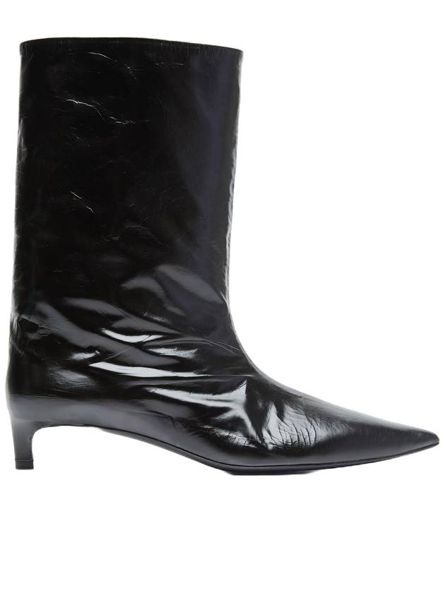 24 ss Ankle Boots in PATIENT Leather J15WU0015P6521001 B0271001683 - JIL SANDER - BALAAN 1