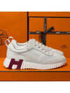 Women's Bouncing Sneakers White Mesh H Purple Orange Twotone - HERMES - BALAAN 3