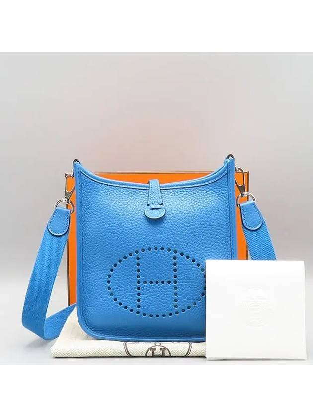 blue crossbody bag - HERMES - BALAAN 1