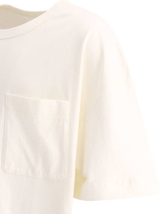 Boxy Short Sleeve T-Shirt Chalk - LEMAIRE - BALAAN 5