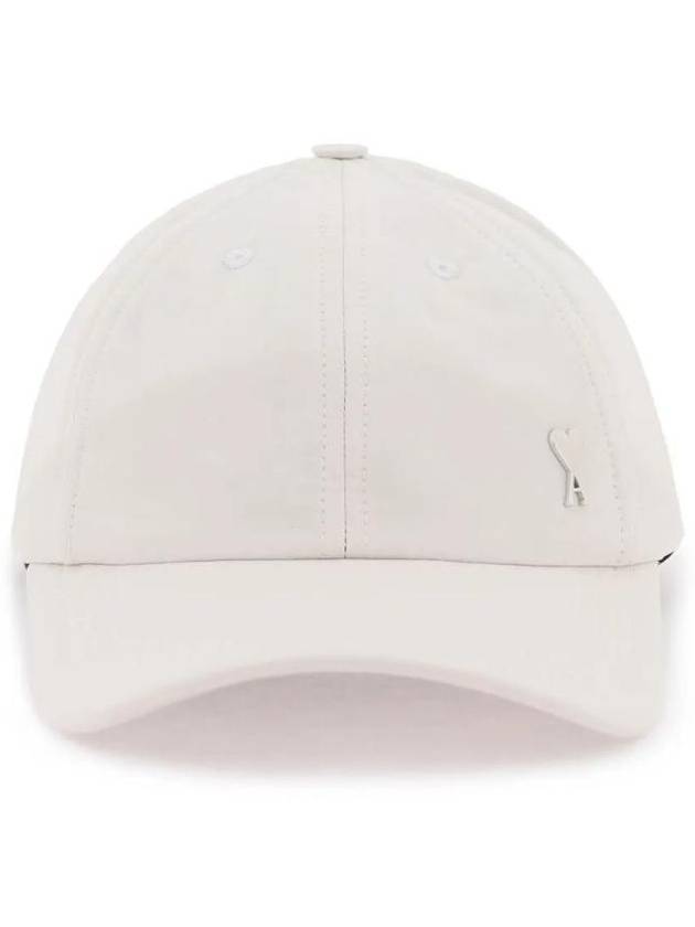 Logo Stud Ball Cap White - AMI - BALAAN 1