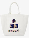 Yenky Logo Tote Bag Ecru - ISABEL MARANT - BALAAN 3