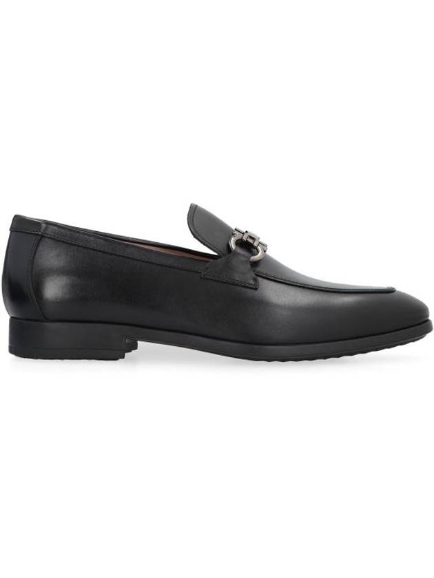 Men's Gancini Loafers Black - SALVATORE FERRAGAMO - BALAAN 3