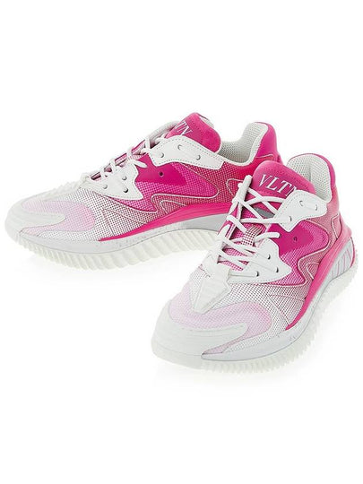 Wade Runner Low-Top Sneakers White Pink - VALENTINO - BALAAN 2