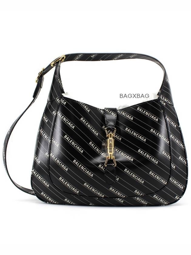 Unused Gucci collaboration Jackie bag hobo shoulder black GC41BG105 - BALENCIAGA - BALAAN 1