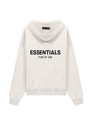 Back Logo Hoodie Light Oatmeal - FEAR OF GOD ESSENTIALS - BALAAN 1