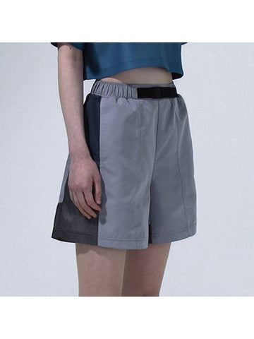 Cenic Sporty Buckle Pants Gray - SENIK - BALAAN 1