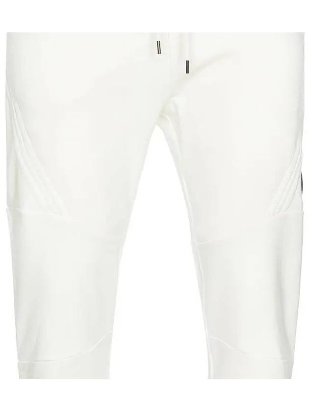 Diagonal Raised Fleece Track Pants White - CP COMPANY - BALAAN 6