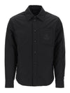 Men's Logo Long Sleeve Shirt Black - MONCLER - BALAAN 1