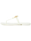 Women's Mini Miller Flip Flops White - TORY BURCH - BALAAN 4