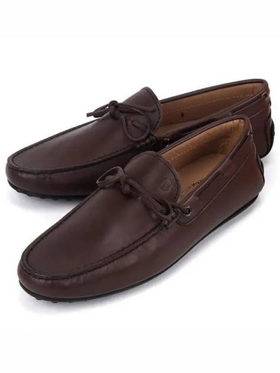 City Gommino Leather Driving Shoes Brown - TOD'S - BALAAN 2