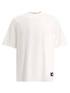 Logo Patch Cotton Jersey Short Sleeve T-Shirt Ivory - BURBERRY - BALAAN 2