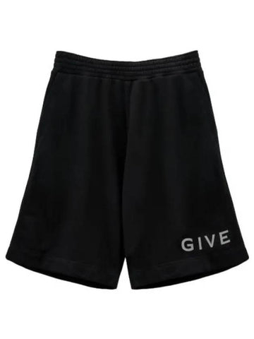 boxy fit shorts black - GIVENCHY - BALAAN 1