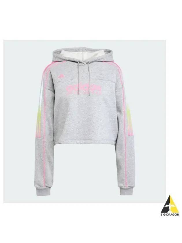 adidas HOUSE OF TIRO Stella 3S Fleece Crop Hoodie JJ3128 - ADIDAS - BALAAN 1