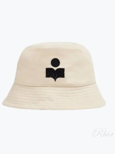 Haley Embroidered Logo Bucket Hat Ivory - ISABEL MARANT - BALAAN 2