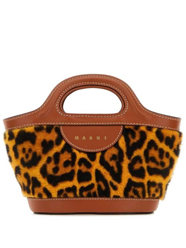 Leopard Ramper Tote Bag Brown - MARNI - BALAAN 2