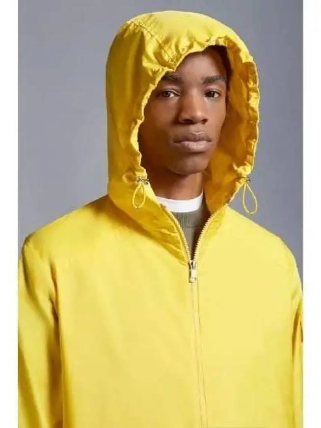 Etiache Rain Hooded Zip Up Yellow - MONCLER - BALAAN 6