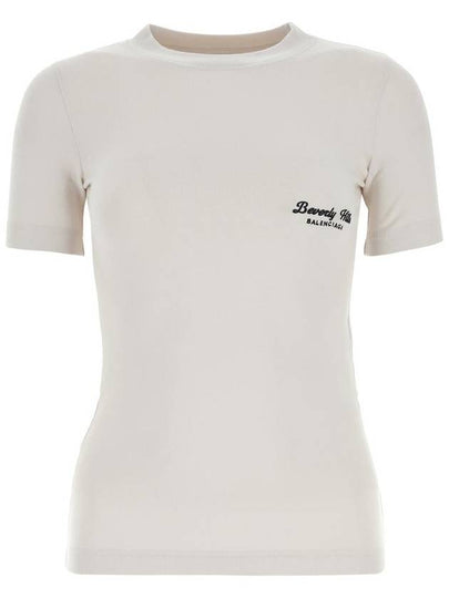 Beverly Hills Short Sleeve T-Shirt White - BALENCIAGA - BALAAN 2