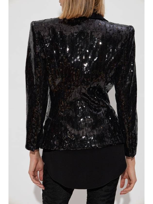 Balmain Sequin Blazer, Women's, Black - BALMAIN - BALAAN 4