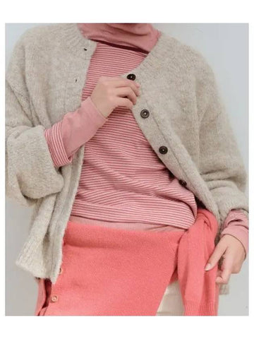 COLORING STRIPE LONGSLEEVE PINK - BENSIMON - BALAAN 1