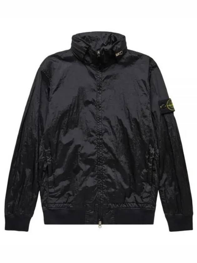 Men's Logo Patch Nylon Metal Zip-up Jacket Black - STONE ISLAND - BALAAN 2