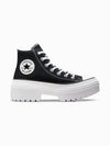 Taylor All Star Lugged Heel High Top Sneakers Black - CONVERSE - BALAAN 2