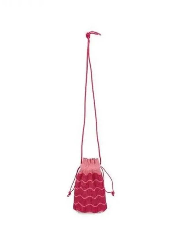 Pleated Tropical Bucket Bag Pink - ISSEY MIYAKE - BALAAN 2