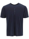 Men's Mercerized Jersey Vertical Logo Short Sleeve T-Shirt Navy - CP COMPANY - BALAAN 2