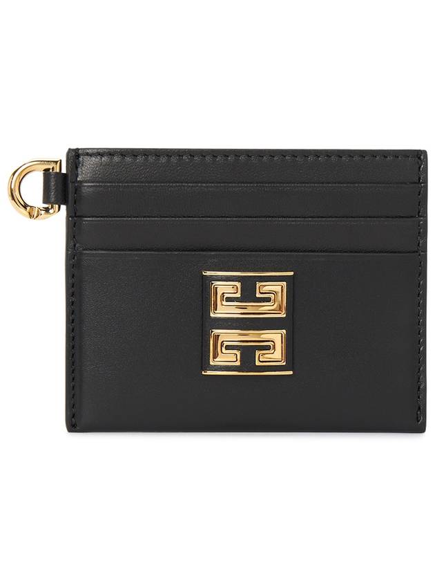 4G Leather Card Wallet Black - GIVENCHY - BALAAN 2