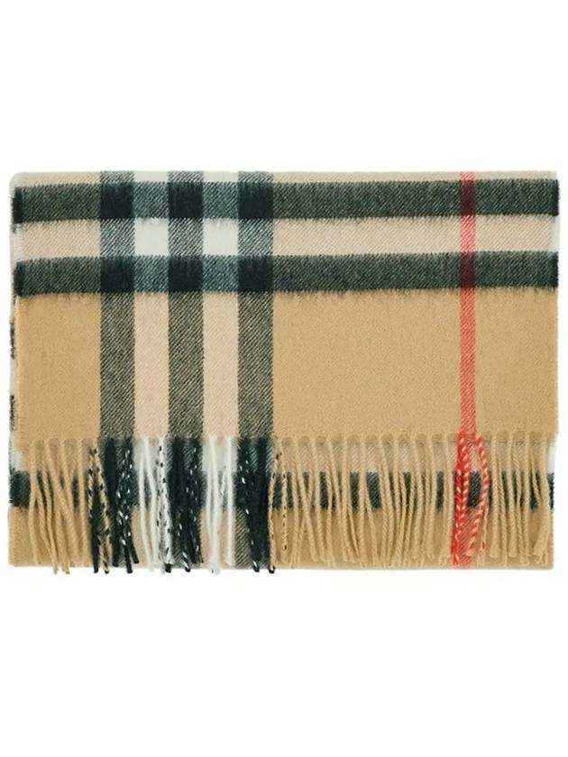 Vintage Check Cashmere Muffler Beige - BURBERRY - BALAAN 4