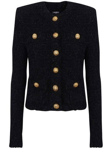 Balmain Maze Jacket With Buttons Clothing - BALMAIN - BALAAN 1