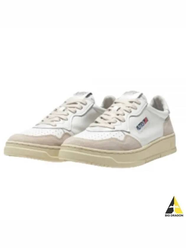 Medalist Suede Low Top Sneakers White - AUTRY - BALAAN 2