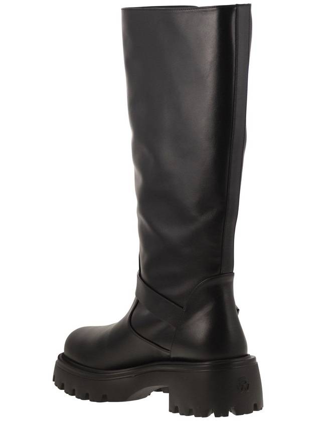 EMERSON MOTO - Leather boot - STUART WEITZMAN - BALAAN 3