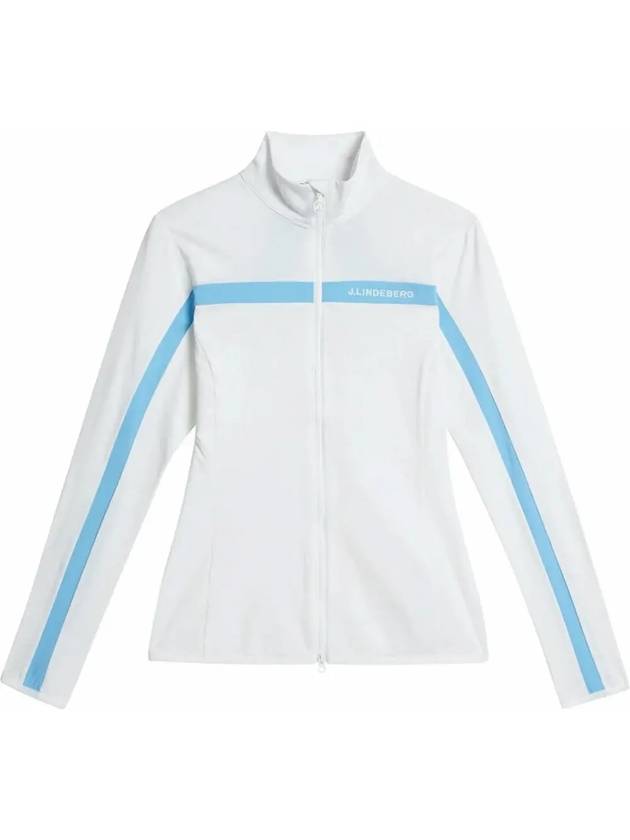 Seasonal Janice Mid Layer Zip-Up Jacket White - J.LINDEBERG - BALAAN 2