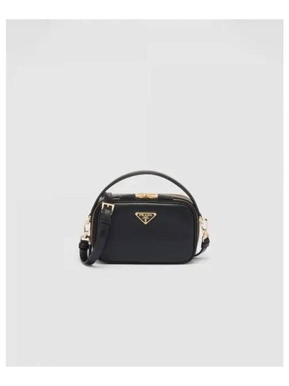 Odette Leather Mini Bag Black - PRADA - BALAAN 2