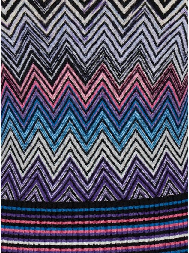 Multicolor Sleeveless Top With All-Over Zig Zag Motiv In Rashel Woman - MISSONI - BALAAN 3