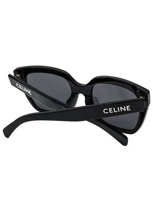 Eyewear Monochrome 03 Acetate Sunglasses Black - CELINE - BALAAN 8