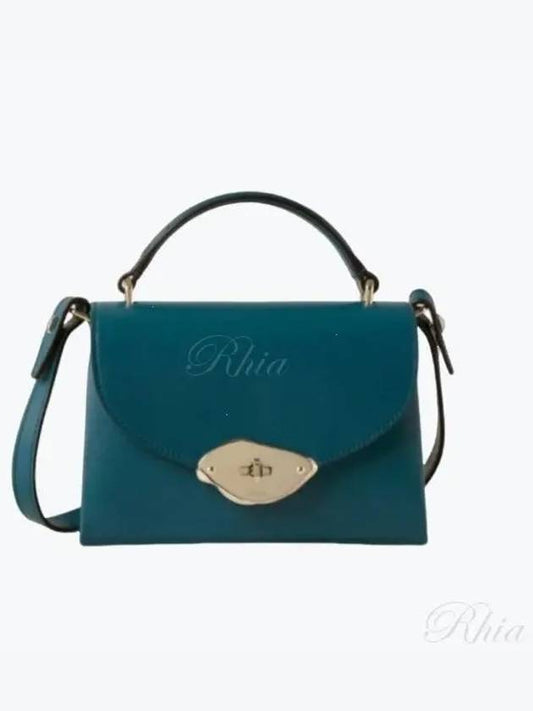 Lana Small Top Handle Cross Bag Titanium Blue - MULBERRY - BALAAN 2