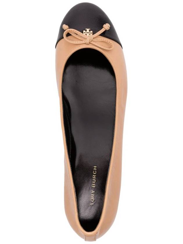 Women's Cap Toe Ballerina Beige - TORY BURCH - BALAAN 5