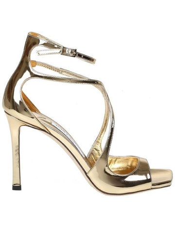 Jimmy Choo Metallic Leather Sandal - JIMMY CHOO - BALAAN 1