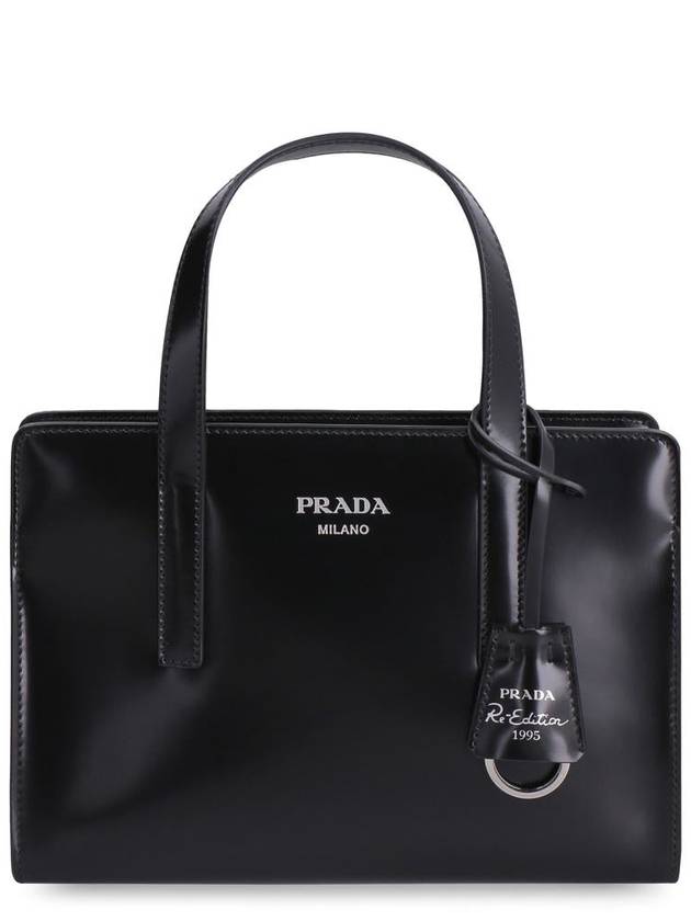 Re-Edition 1995 Brushed Leather Hand Mini Bag Black - PRADA - BALAAN 2