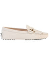 Double T Fringe Driving Shoes Ivory - TOD'S - BALAAN 1