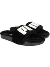 Lead Cat 2 0 Fur Slippers Black - PUMA - BALAAN.