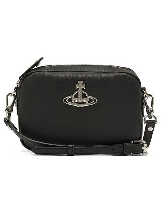 Orb Plaque Camera Cross Bag Black - VIVIENNE WESTWOOD - BALAAN 3