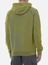 Wappen Patch Dust Fleece Hood Melange Yellow - STONE ISLAND - BALAAN 3