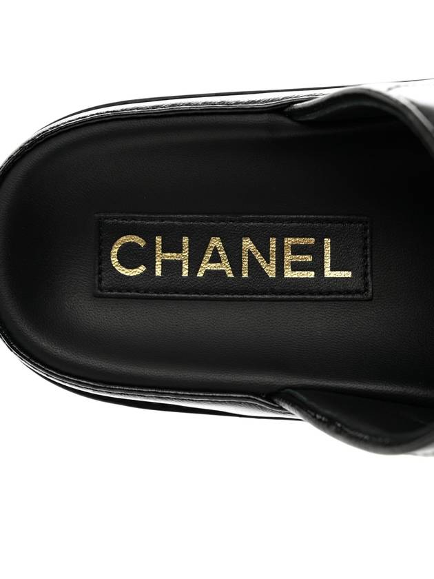 CC Logo Velcro Sandals Black - CHANEL - BALAAN 8