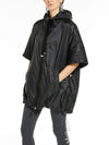 Greenca Short Sleeve Hooded Padded Cape Black - MAX MARA - BALAAN 5