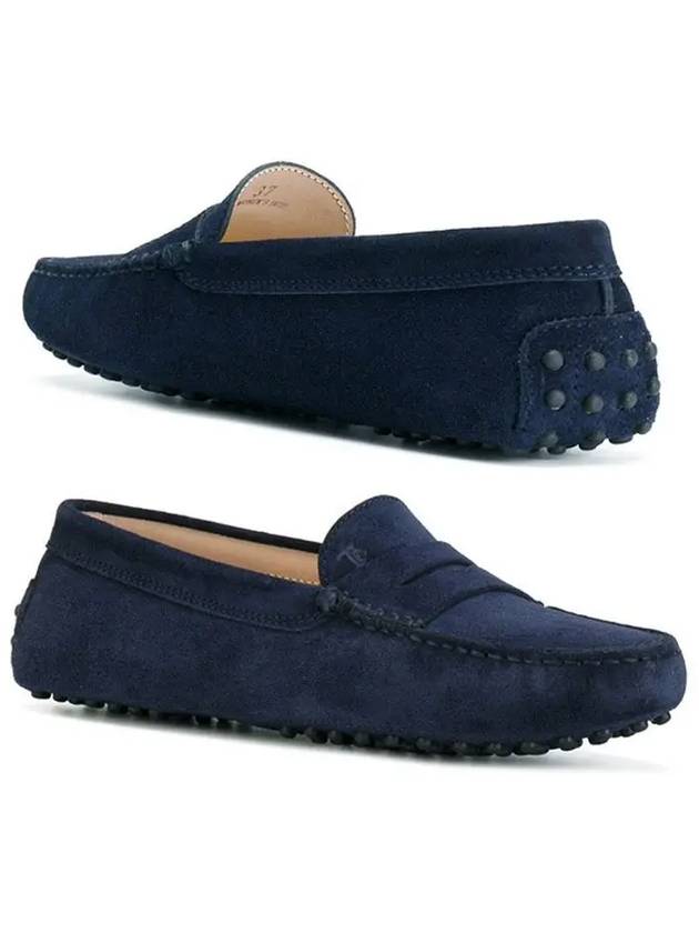 Gommino Suede Driving Shoes Blue - TOD'S - BALAAN 3