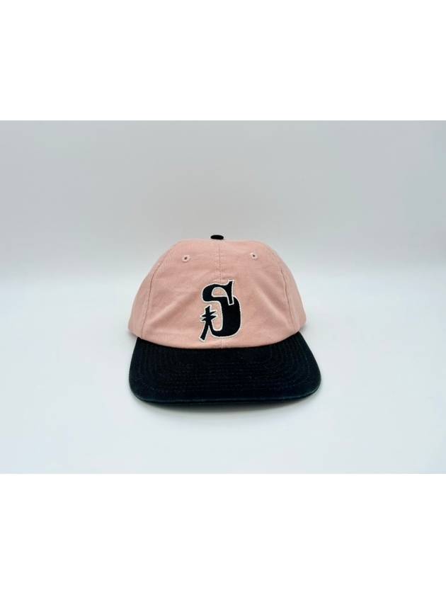 Vintage S Low Pro Ball Cap Pink - STUSSY - BALAAN 3