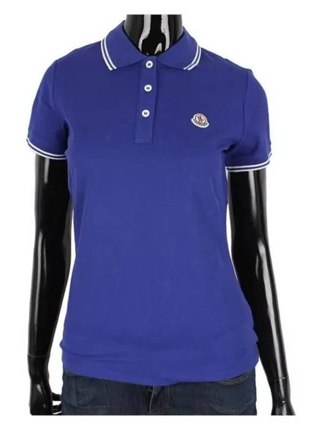 Women's logo patch short sleeve collar neck PK polo collar 3 colors 8374000 84080 - MONCLER - BALAAN 3